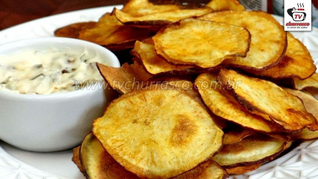 Como Fazer Chips De Batata Doce Na Airfryer Tv Churrasco