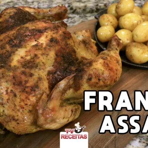 Receita De Frango Assado Batatas Tv Churrasco